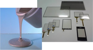 ペルトロン　銀ペースト、タッチパネル